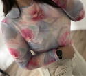 Bluzka tiulowa Blake - Dreammy pastel flowers